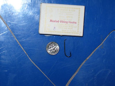 box of 100 vintage mustad viking hooks no 6 qual