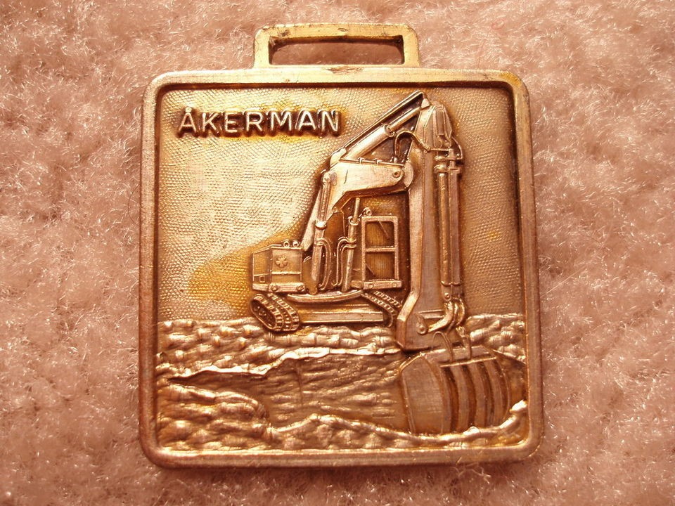 akerman excavator backhoe watch fob aaq 2 