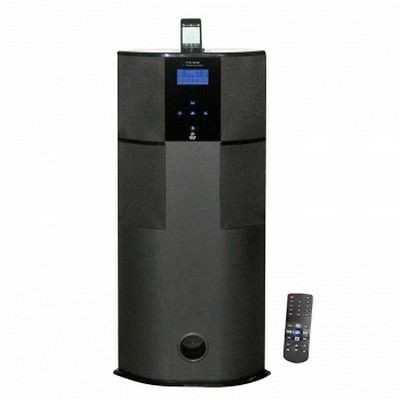 Black Pyle PHST90IBK 600W Digital 2.1Ch Home Theater Tower W/iPod Dock