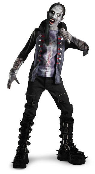 zombie shock rock child costume size xl 14 16 one