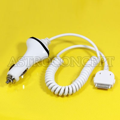   Car Charger 1A Power for Apple iPad 2 WiFi +3G 64GB 32GB 16GB White