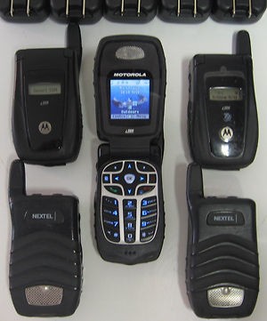 MOTOROLA i560 NEXTEL/BOOST CELL PHONES LOT TEXT MESSAGING W/HOME 