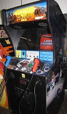 KONAMI LETHAL ENFORCERS 2 PLAYER SHOOTING ARCADE VIDEO GAME ~~ ~Huge 