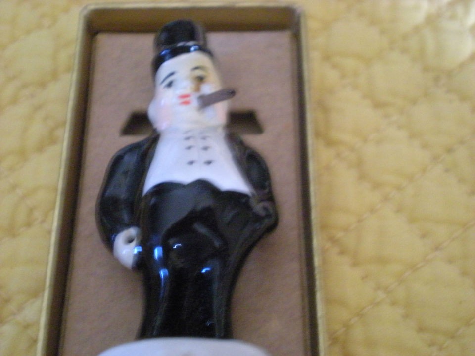 Lord Potty Porcelain Incense Burner figure figurine vintage antique 