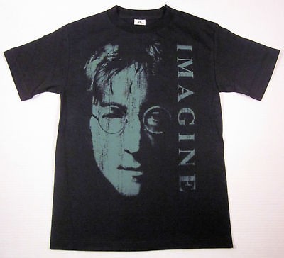 John Lennon Imagine T shirt Beatles Rock Tee SzLg New