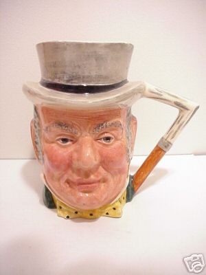 VINTAGE SANDLAND WARE ENGLAND TOBY JUG MR JOHN BULL