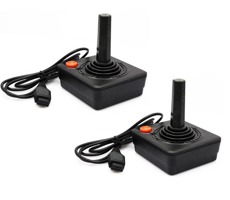 2x new atari joystick controllers for atari 2600 time left