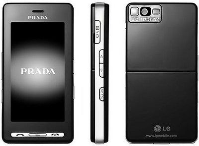 new lg prada ke850 mobile phone 2mp gsm unlocked black