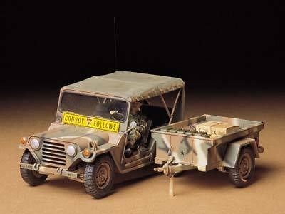 Tamiya 35130 U.S. Ford Mutt w/M416 Trailer CA230 1/35 Model Kit