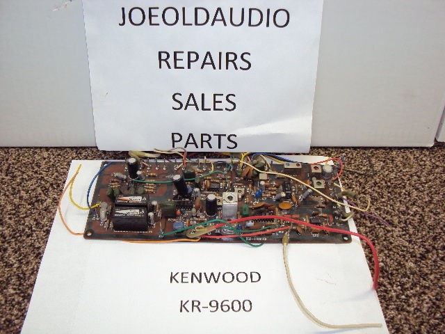 Kenwood KR 9600 IF MPX Board X02 1100 10 Tested and Functional.