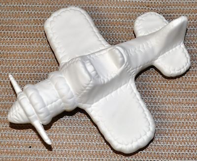 Ceramic Bisque Airplane Soft Sculpture Kimple Mold 1257 U Paint Ready 