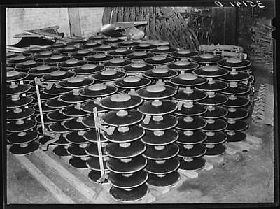 Parts for disk harrows. Farm equipment warehouse,Oklahoma City 