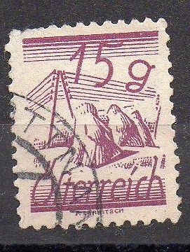      15g VERY OLD STAMP FROM AUSTRIA FAMOUS PEOPLE USED