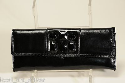 kate landry leather clutch wallet klprsm20 $ 60 black new