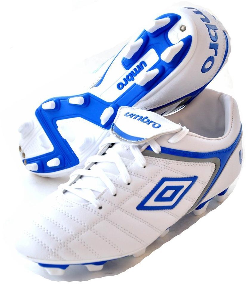 UMBRO DENSTONE A KTK FG White Blue Soccer 85009U Men 7.5