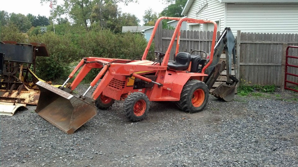   ALLMAND TLB25D CONTRACTOR MINI BACKHOE EXCAVATOR 25 HP KUBOTA DIESEL