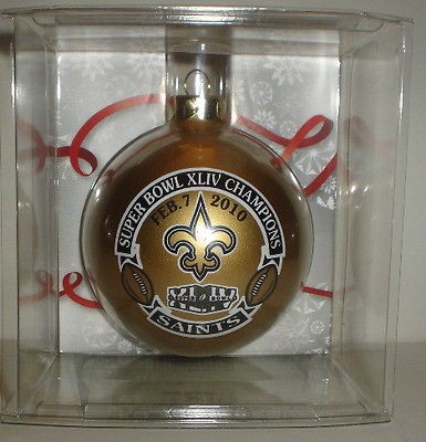 new orleans saints super bowl xliv 44 champs ornament 1