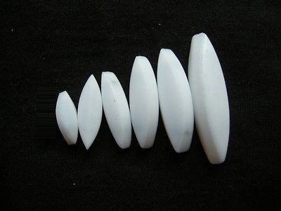 6pcs ptfe magnetic stirrer mixer stir egg shape 