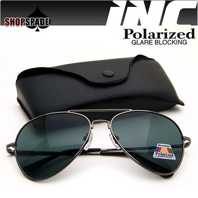 Outdoor Sunglasses Driving Glare Blocking New   AVIATOR GUN METAL 