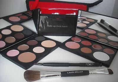 Laura Geller Make up Must haves Full Kit Eyeshadow Highlighter Blush 