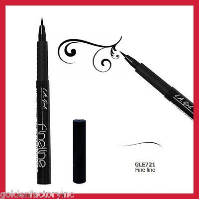 LA GIRL FINELINE BLACK LIQUID EYELINER   FELT TIP EYELINER