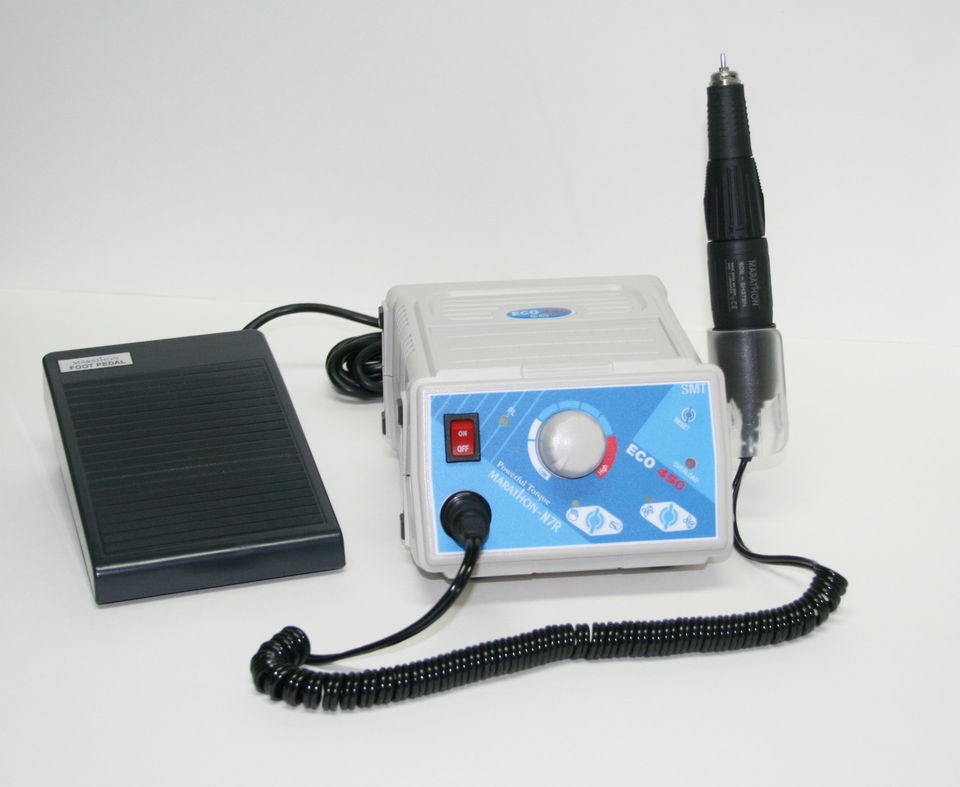 NEW DENTAL LABORATORY MARATHON N7R ECO 450 MICROMOTOR & HANDPIECE