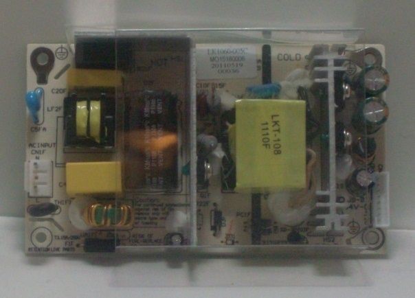 RCA LCD 22LA45RQD TV Power Supply Board E173873 LK1060 005C RE46LK0604 