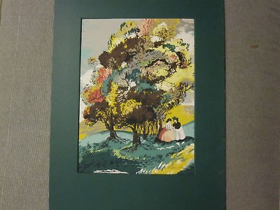 two vintage margo alexander prints  19 50