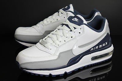 407979 125] Air Max LTD White Midnight Navy Wolf Grey US Mens