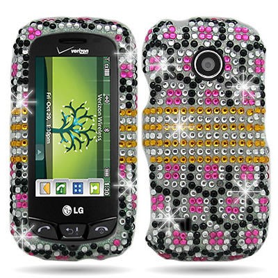   Entice Faceplate Bling Diamond Case For U.S. Cellular LG Attune UN270