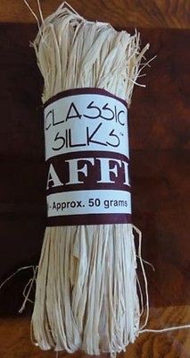 CRAFT CLASSIC SILKS RAFFIA 50 GRAMS 2 OZ MADE IN MADAGASCAR