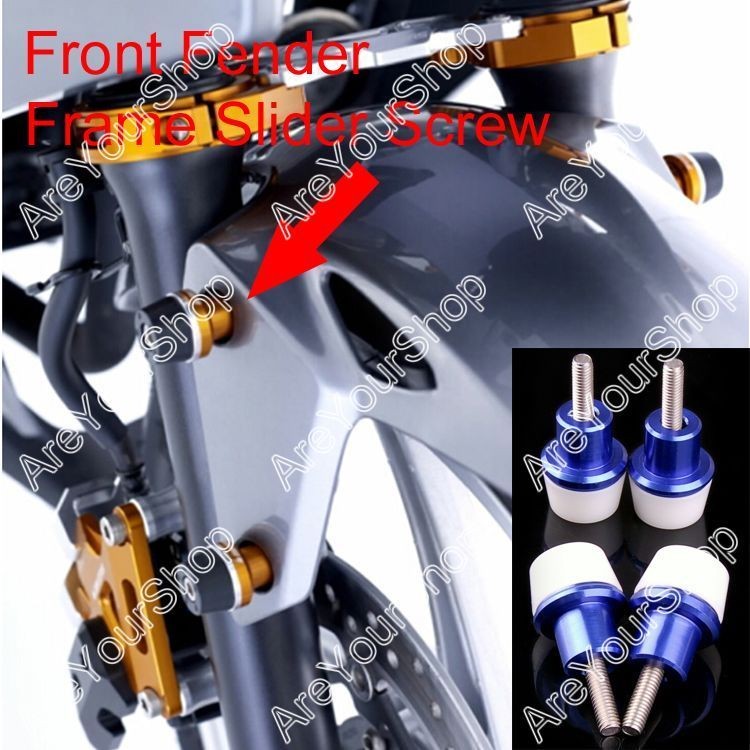 Front Fender Frame Slider Screw Bolt SUZUKI GSXR TL SV GSF GSX DL B 