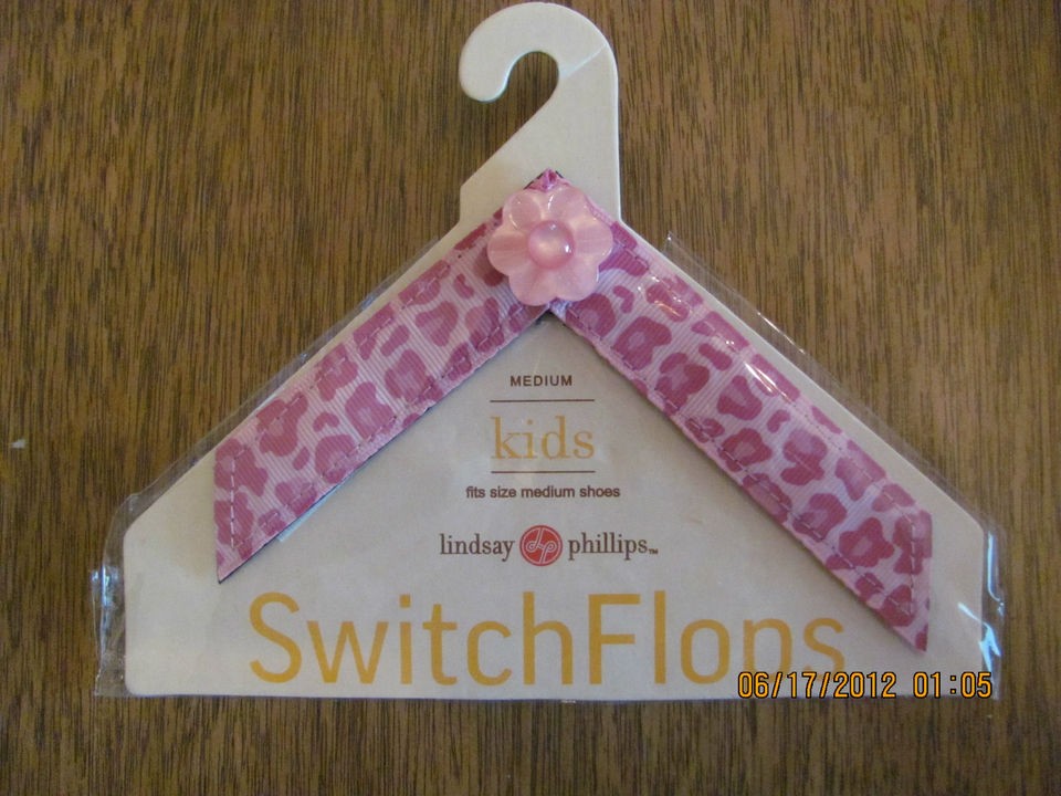 Lindsay Phillips Switch Flops Kids New Straps MEDIUM Maja $12.00