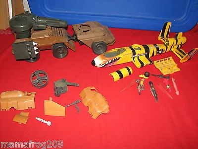 GI Joe Vintage Mean Dog Tomahawk Tiger Force Vehicle Parts Lot For 