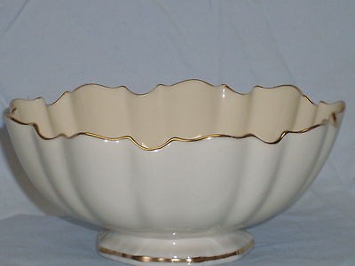 lenox 24k gold trim scalloped candy dish made in usa