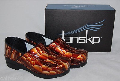 NEW DANSKO PATENT TIGERS EYE SHOES 42 11.5 12 PROFESSIONAL *NIB* 100% 