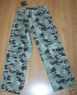 raider jean co boys camo pants size 16 reg $ 44 nwt