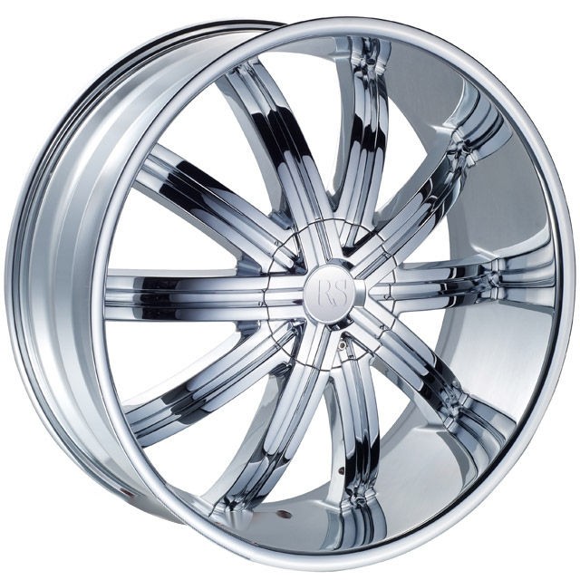 24 INCH RIMS (4) chrome REDSPORT W11 NEW 745 camaro charger donk 300 