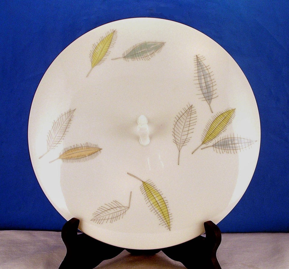 ROSENTHAL BUNTE BLATTER Lid for Round Serving Dish MULTI LEAVES 