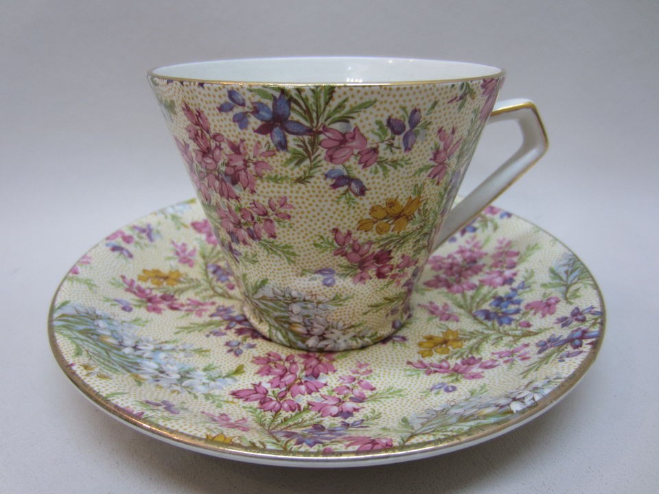 lord nelson ware chintz heather 2750 made in england tea