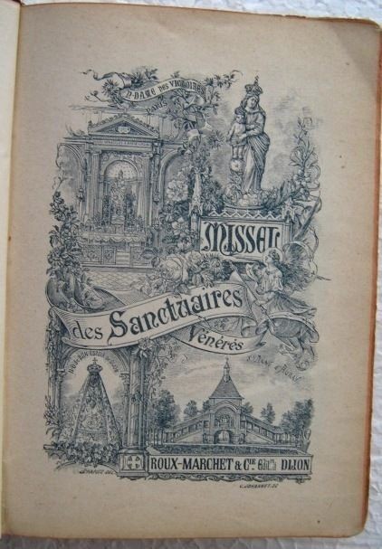 missel des sanctuaires veneres french prayer book 1913 from israel