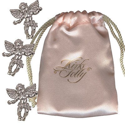 NEW KIRKS FOLLY SPREAD THE LOVE 3 PIECE ANGEL TAC PIN SET ST WITH 