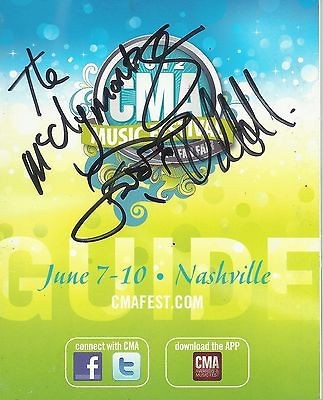 THE MCCLYMONTS AUTOGRAPHED 2012 CMA MUSIC FESTIVAL 41ST FANFAIR 