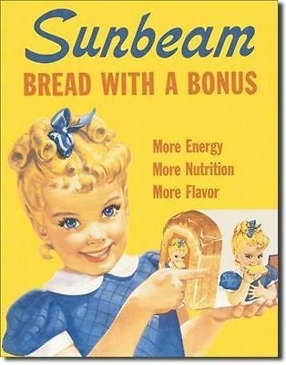 Sunbeam   Little Miss Sunbeam Metal Sign 12.5” x 16” (630)