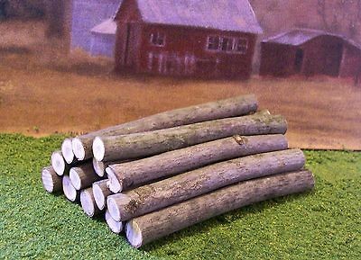 HO Scale Sawmill Logs/Log Car Load20+pcs 3 1/8 length HO scale= 22 