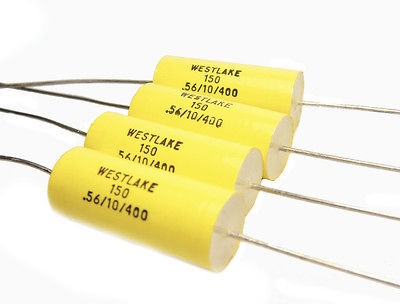 Mallory 150M Series Axial Film Capacitors 0.56uf / 400v x 4pcs.