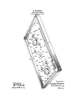 us patent redgrave spinner parlor bagatelle 1890 s from canada