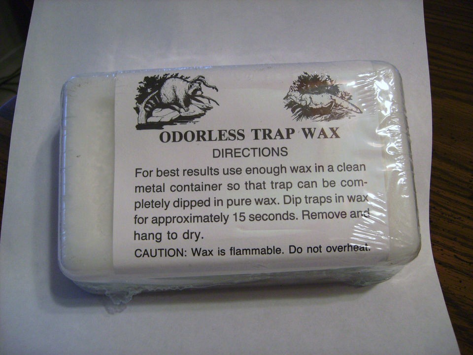 old time scent company white trap wax 1lb time left