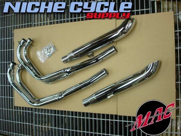 Suzuki GS 1000 Chrome MAC Exhaust System 4 2 Turn Out 003 0508