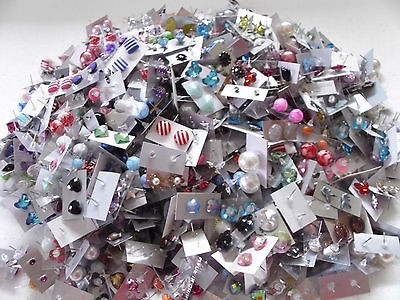 wholesale lot stud earrings 50 pairs  9